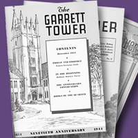 Collage of Garrett Tower Covers