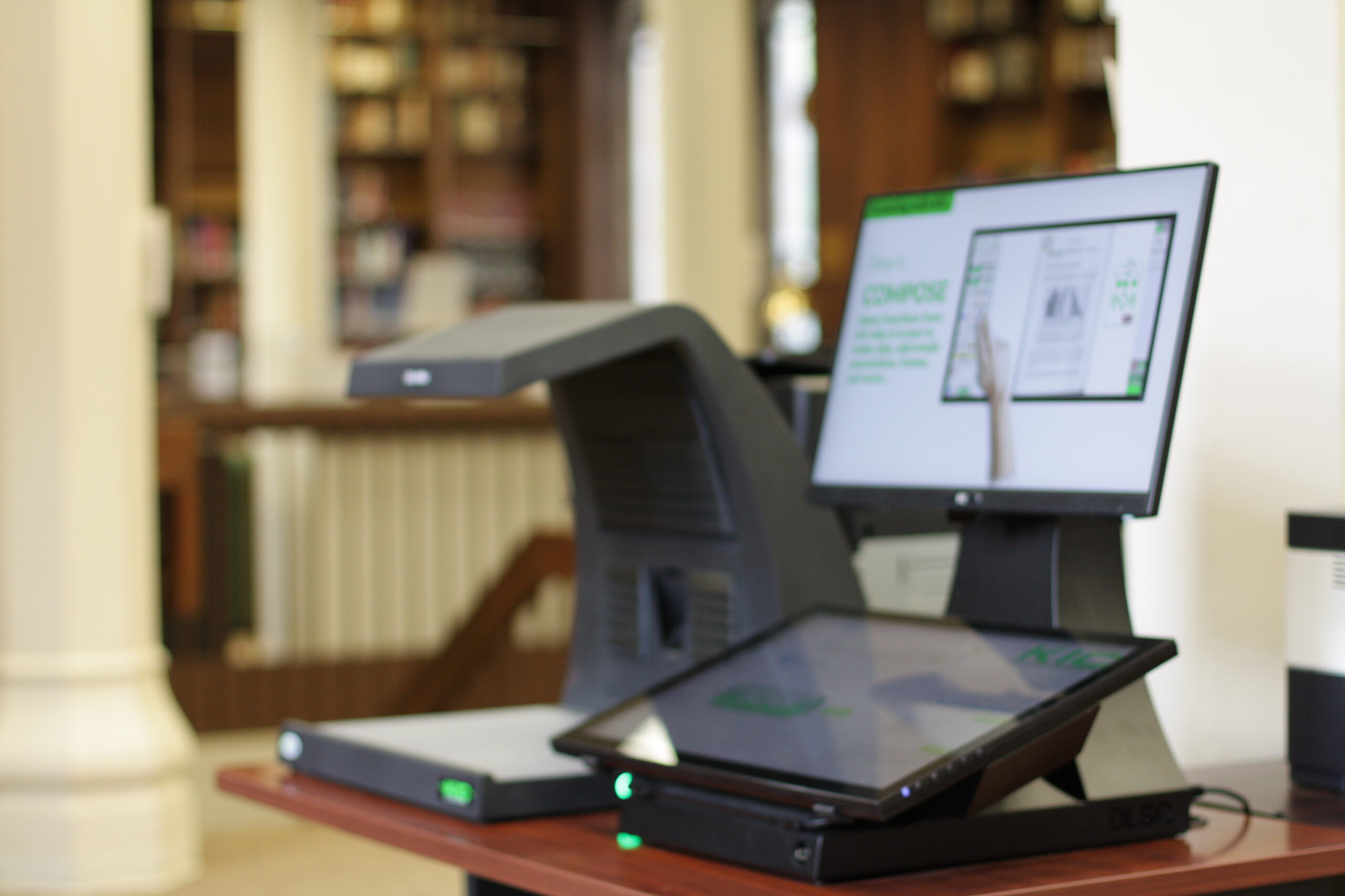 Photo of the KIC Scanner in Styberg Library