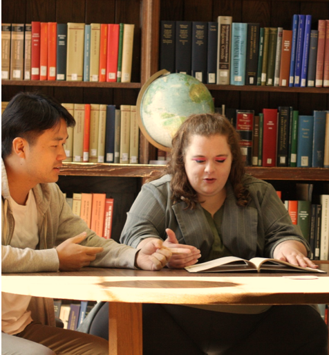 Image of Students Studying in the Library