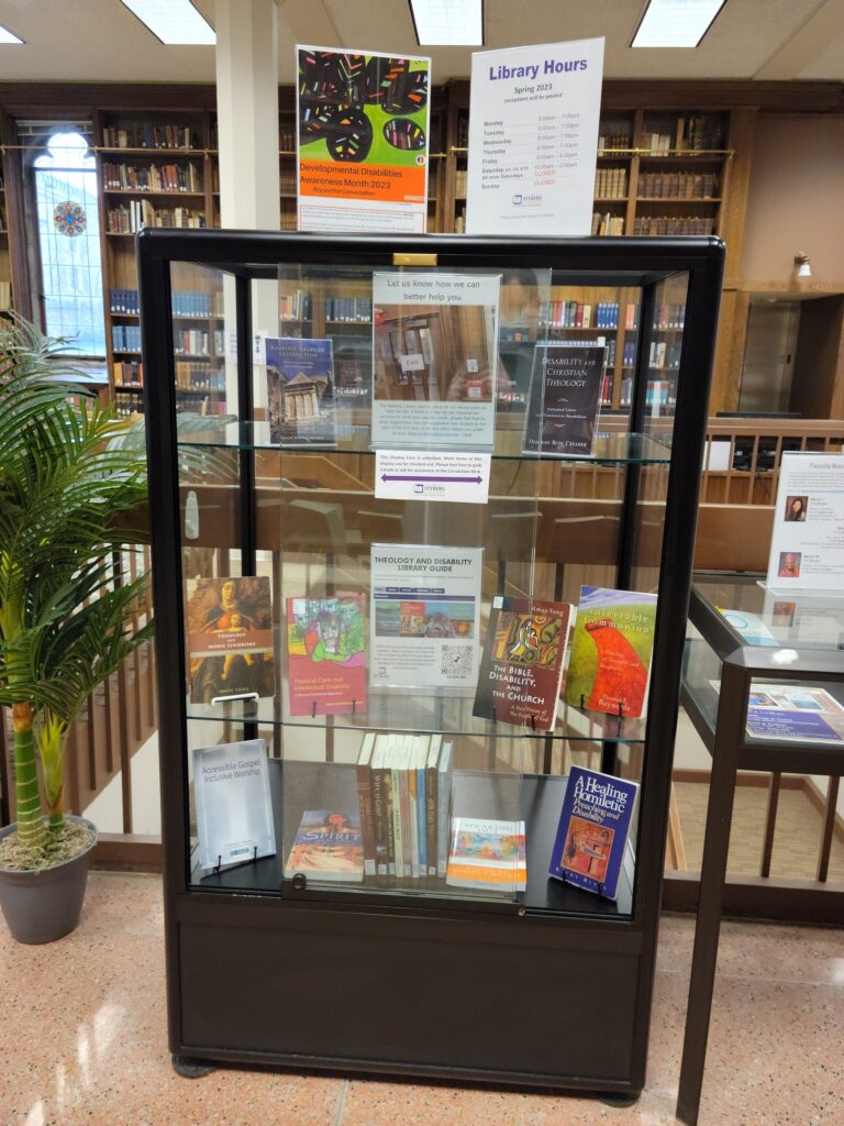 Disabilities Awareness Month Display - The Styberg Library